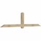 Ekena Millwork Eugene Rough Sawn Timber Gable Bracket, Douglas Fir, 96"W x 24"H x 4"D x 4"F, 6/12 Pitch GBW096X24X0404EUG00RDF - alternate 4